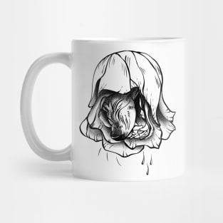 Wolf Rose Mug